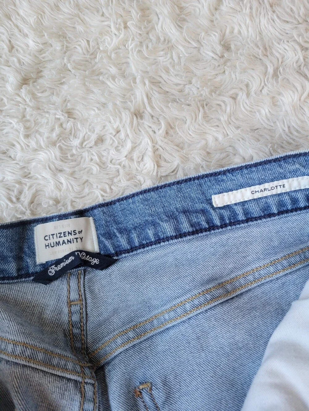Citizens Of Humanity Jeans Sz 26 Charlotte High Rise Straight In Tinker